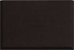 Smart Step - 3' Long x 2' Wide, Dry Environment, Anti-Fatigue Matting - Black, Urethane with Urethane Sponge Base, Beveled on 3 Sides - Benchmark Tooling