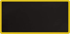 Smart Step - 6' Long x 3' Wide, Dry Environment, Anti-Fatigue Matting - Black with Yellow Borders, Urethane with Urethane Sponge Base, Beveled on All 4 Sides - Benchmark Tooling