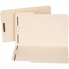 UNIVERSAL - 8-1/2 x 14", Legal, Manila, File Folders with Top Tab - 11 Point Stock, Assorted Tab Cut Location - Benchmark Tooling