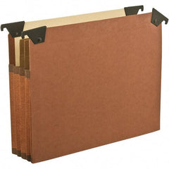 Pendaflex - 12 x 10", Letter Size, Brown, Hanging File Folder - 1/5 Tab Cut Location - Benchmark Tooling