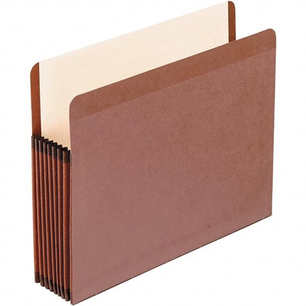 Pendaflex - 11-3/4 x 9-1/2", Letter Size, Brown, Expansion Folders - Straight Tab Cut Location - Benchmark Tooling