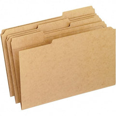 Pendaflex - 15-1/4 x 10", Legal, Brown, File Folders with Top Tab - 11 Point Stock, Assorted Tab Cut Location - Benchmark Tooling