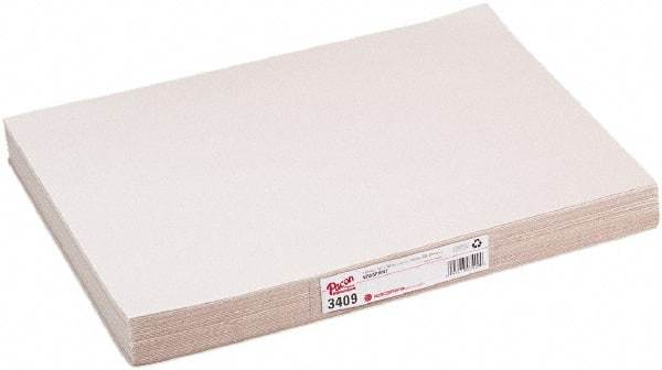 Pacon - 18" Long x 12" Wide Sheets of White Newsprint Paper - 30 Lb Paper Weight, 500 Sheets - Benchmark Tooling