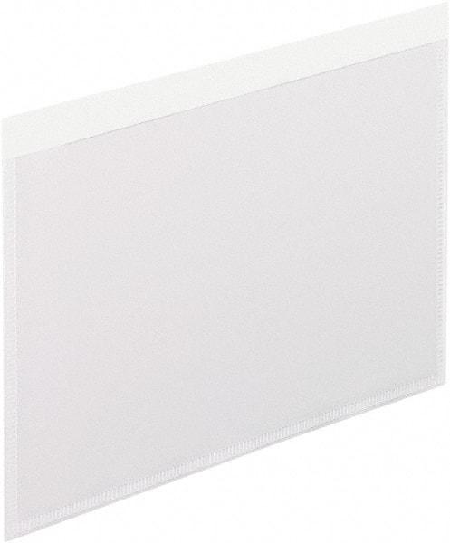 Pendaflex - 100 Piece Clear Self-Adhesive Docment Protector - 6" High x 4" Wide - Benchmark Tooling