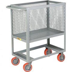Little Giant - 2,000 Lb Capacity, 1 Shelf, Platform Truck - 53" Long x 30" Wide x 40" High - Benchmark Tooling