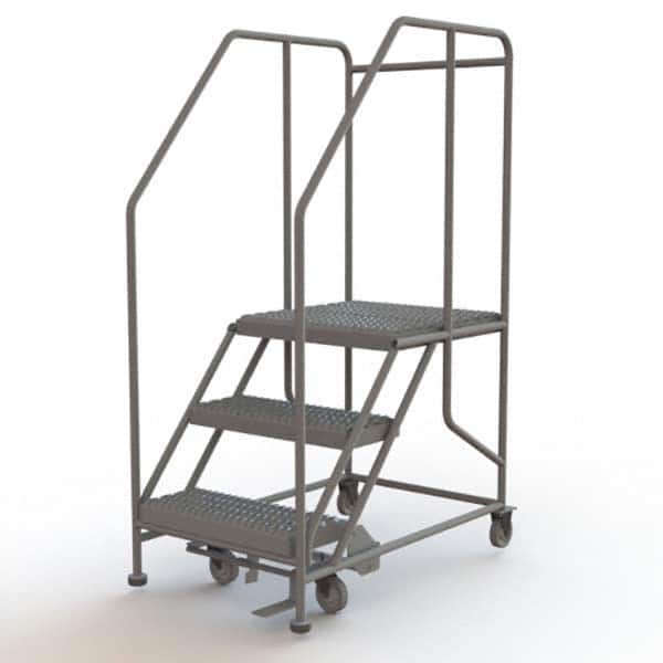 TRI-ARC - Rolling & Wall Mounted Ladders & Platforms Type: Rolling Work Platform Style: Steel Work Platform - Benchmark Tooling