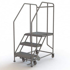 TRI-ARC - Rolling & Wall Mounted Ladders & Platforms Type: Rolling Work Platform Style: Steel Work Platform - Benchmark Tooling