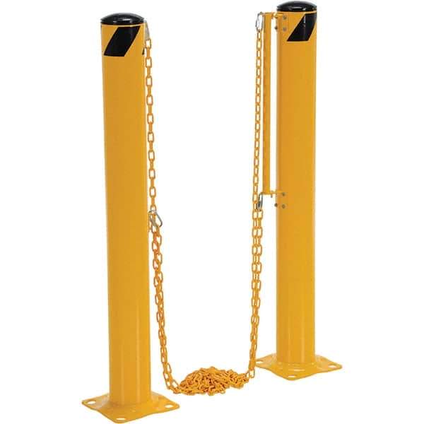 Vestil - 10.5' Long Steel Bollard - Yellow - Benchmark Tooling