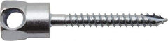 Powers Fasteners - 3/8" Zinc-Plated Steel Horizontal (Cross Drilled) Mount Threaded Rod Anchor - 1/4" Diam x 2" Long, Hex Head, 1,800 Lb Ultimate Pullout, For Use with Wood - Benchmark Tooling