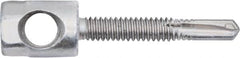 Powers Fasteners - 3/8" Zinc-Plated Steel Horizontal (Cross Drilled) Mount Threaded Rod Anchor - 1/4" Diam x 1" Long, Hex Head, 2,810 Lb Ultimate Pullout, For Use with Steel - Benchmark Tooling