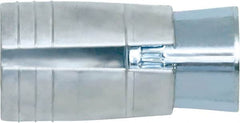 Powers Fasteners - 3/8" Diam, 5/8" Drill, 1-5/16" OAL, Drop-In Concrete Anchor - 304, Zamac 7 Zinc/Stainless Steel, Flange Head, Hammer Drive, 5/8" Thread Length - Benchmark Tooling