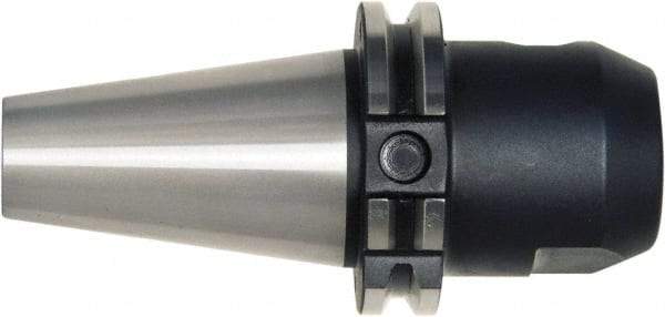 Bilz - BT30 1/8" Shank Diam Taper Shank 1/8" Hole End Mill Holder/Adapter - 0.689" Nose Diam, 2.36" Projection, M12 Drawbar, Through-Spindle, Through-Bore & DIN Flange Coolant - Exact Industrial Supply