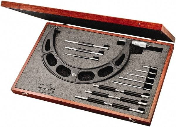 Starrett - Interchangeable-Anvil Micrometers Operation Type: Mechanical Minimum Measurement (mm): 150.00 - Benchmark Tooling