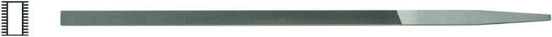 6" Pillar Extra-Narrow File, Cut 00 - Benchmark Tooling