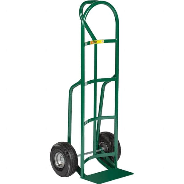 Little Giant - 800 Lb Capacity 49" OAH Hand Truck - Loop Handle, Steel, Pneumatic Wheels - Benchmark Tooling