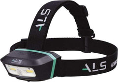 Advanced Lighting Systems - 3 Volt, Black Head Light - 250 Lumens, Rechargeable Battery, LED Lamp - Benchmark Tooling