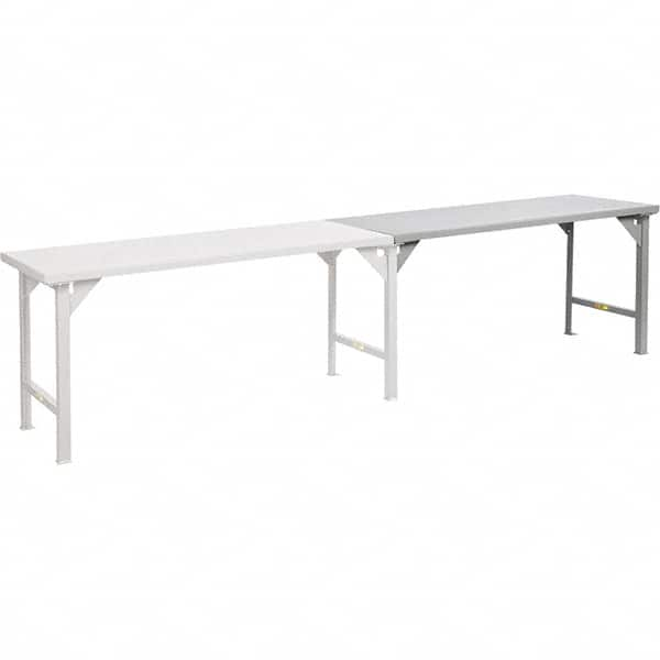 Little Giant - 72 Wide x 36" Deep x 36" High, Steel Production Table - Fixed Legs - Benchmark Tooling