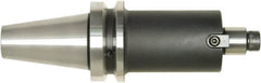 Bilz - CAT40 Taper Shank 1" Pilot Diam Shell Mill Holder - 2.06" Flange to Nose End Projection, 2.19" Nose Diam, 1/2-20 Lock Screw, Through-Spindle Coolant - Exact Industrial Supply