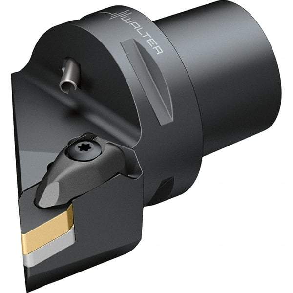 Walter - 93° Lead Angle, Indexable Turning Toolholder - 74mm OAL, Series DDJN-CAPTO-AUSSEN - Benchmark Tooling