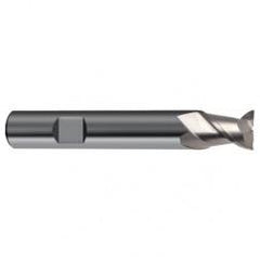 3mm Dia. - 50mm OAL - 45° Helix Bright Carbide End Mill - 2 FL - Benchmark Tooling