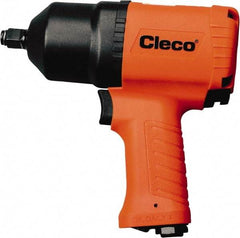 Cleco - 1/2" Drive, 550 RPM, 746 Ft/Lb Torque Impact Wrench - T-Handle, 1,600 IPM, 5.3 CFM, 620 psi, 1/4" NPT Inlet - Benchmark Tooling