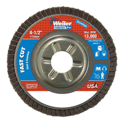 ‎4-1/2″ Vortec Pro Abrasive Flap Disc, Angled, Aluminum Backing, 36Z, 7/8″ Arbor Hole - Benchmark Tooling