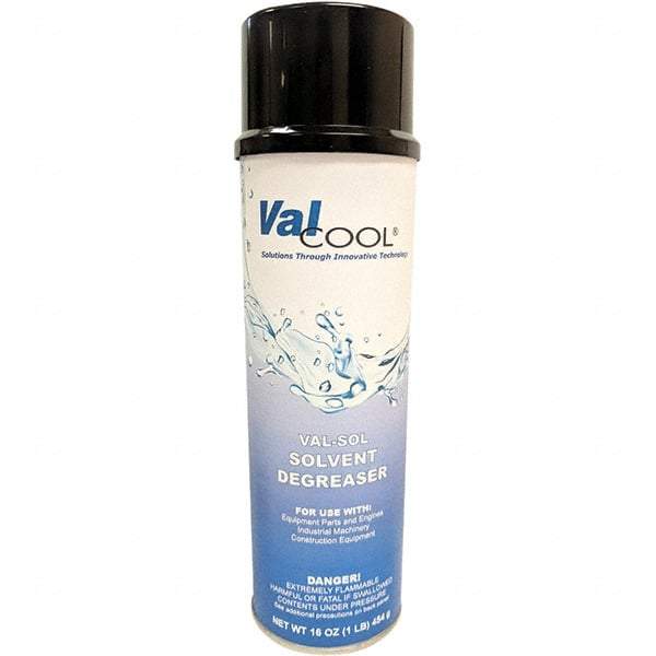 ValCool - 20 oz Can Cleaner/Degreaser - Aerosol, Solvent-Based, Unscented - Benchmark Tooling