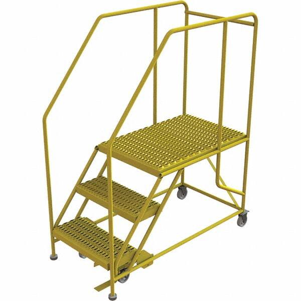TRI-ARC - Rolling & Wall Mounted Ladders & Platforms Type: Rolling Work Platform Style: Steel Work Platform - Benchmark Tooling