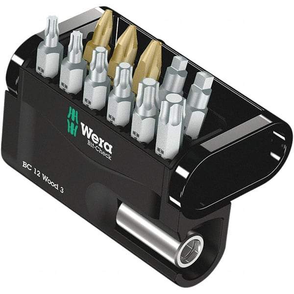 Wera - Screwdriver Bit Sets Type: Bit Set Drive Size: 1/4 (Inch) - Benchmark Tooling