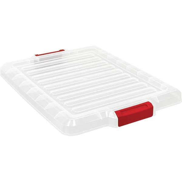 Quantum Storage - Tote & Storage Container Lids For Use With: Quantum Storage Systems - LC191507CL Width (Decimal Inch): 16.5000 - Benchmark Tooling