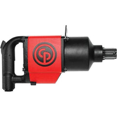 Chicago Pneumatic - #5 Spline Drive, 2,800 RPM, 5,900 Ft/Lb Torque Impact Wrench - D-Handle, 84.5 CFM, 90 psi, 1/2" NPT Inlet - Benchmark Tooling