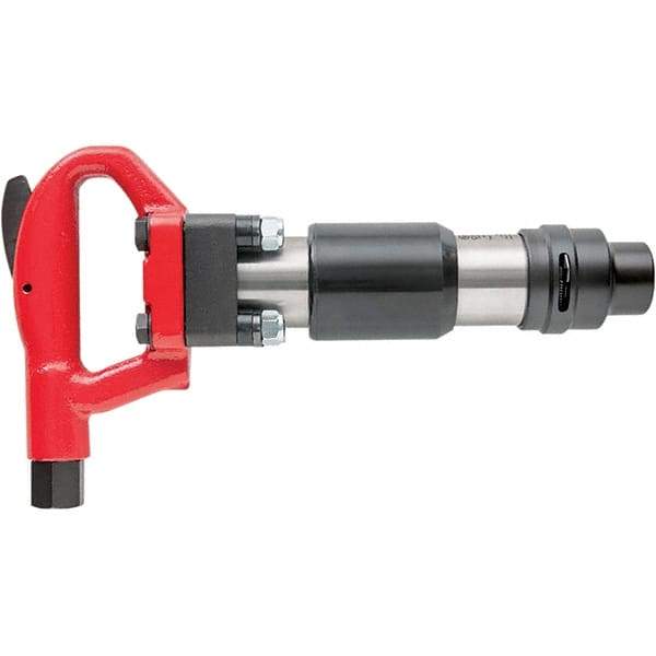 Chicago Pneumatic - 2,150 BPM, 2" Stoke Length, Pneumatic Chipping Hammer - 31 CFM, 7/8 NPT - Benchmark Tooling