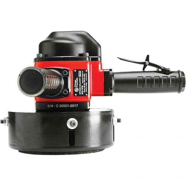 Chicago Pneumatic - 6" Wheel Diam, 6,000 RPM, Pneumatic Angle & Disc Grinder - 5/8-11 Spindle, 70 CFM, Side Exhaust - Benchmark Tooling