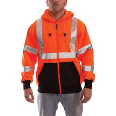 Tingley - Size XL Jacket - High Visbility Orange, Polyester, Zipper Closure, 48 to 50" Chest - Benchmark Tooling