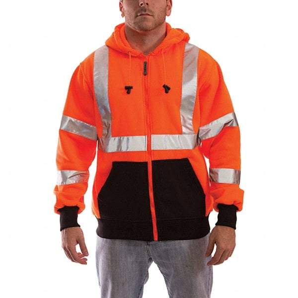 Tingley - Size 3XL Jacket - High Visbility Orange, Polyester, Zipper Closure, 56 to 58" Chest - Benchmark Tooling