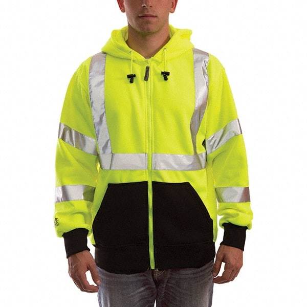 Tingley - Size L Jacket - High Visbility Lime, Polyester, Zipper Closure, 44 to 46" Chest - Benchmark Tooling