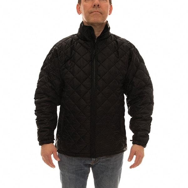 Tingley - Size 3XL Jacket - Black, Polyester, Zipper Closure, 56 to 58" Chest - Benchmark Tooling