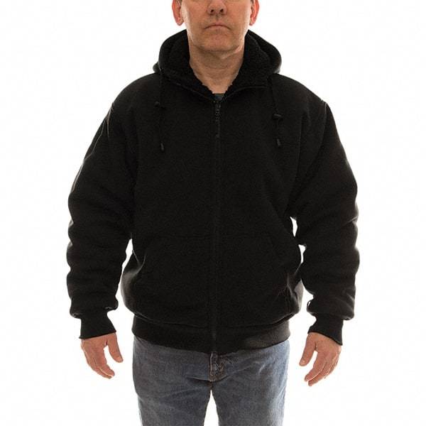 Tingley - Size M Jacket - Black, Polyester & Cotton, Zipper Closure, 40 to 42" Chest - Benchmark Tooling