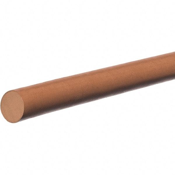 Value Collection - 5' Long, Standard Round Viton Cord - 3/16" Diam, Brown - Benchmark Tooling