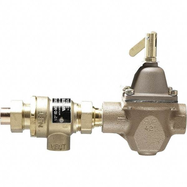 Watts - 1/2" Fit, Dual Check with Atmospheric Vent - Brass - Benchmark Tooling