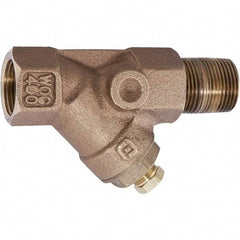 Watts - 1-1/4" Fit, Strainer - Brass - Benchmark Tooling