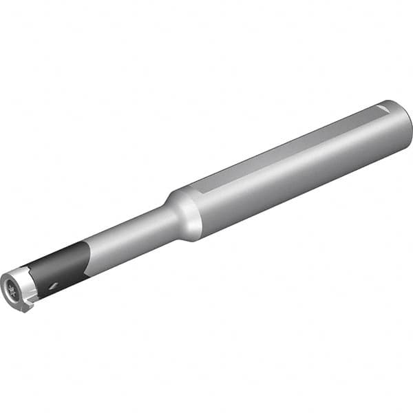 Vargus - Internal Thread, Right Hand Cut, 12mm Shank Width x 11.5mm Shank Height Indexable Threading Toolholder - 80.5mm OAL, V08TH Insert Compatibility, CV Toolholder, Series Mini-V - Benchmark Tooling