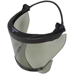 National Safety Apparel - Face Shield & Headgear Sets; Headgear Style: Headgear ; Lens Shade: None ; Window Color: Clear ; Window Coating: Anti-Fog ; Window Height (Inch): 10; 10 ; Window Width (Inch): 20; 20 - Exact Industrial Supply