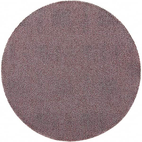 Mirka - 6" Diam, 180 Grit, Aluminum Oxide Hook & Loop Disc - Nonwoven, Mesh Backing, - Benchmark Tooling