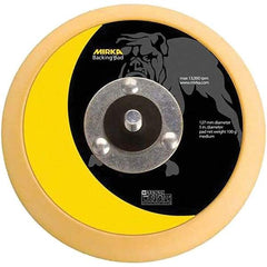 Mirka - 5" Diam Adhesive/PSA Disc Backing Pad - Medium Density, 12,000 RPM - Benchmark Tooling