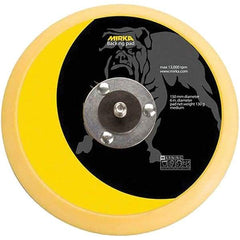 Mirka - 6" Diam Adhesive/PSA Disc Backing Pad - Medium Density, 12,000 RPM - Benchmark Tooling