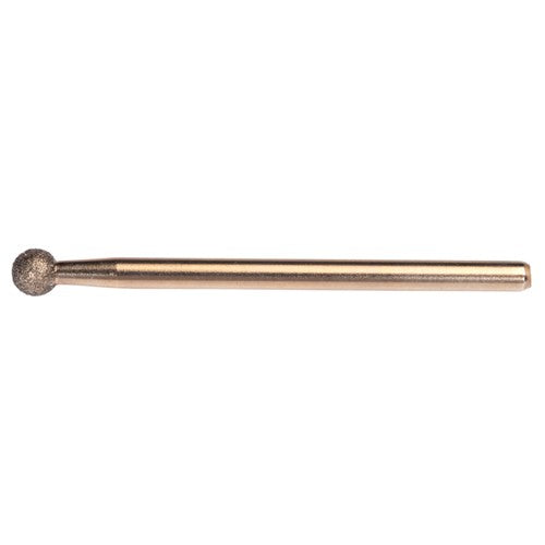 1/4″ Electroplated CBN Mandrel 100 Grit Spherical Ball end - Benchmark Tooling