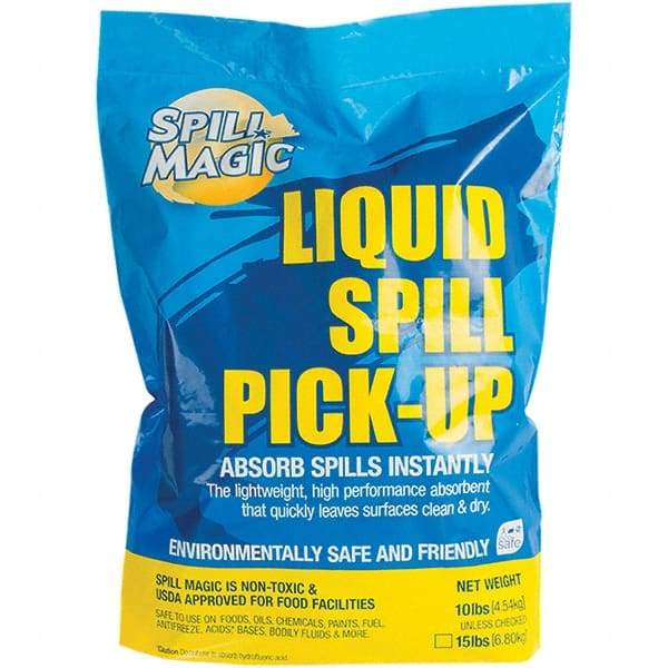 Spill Magic - 10 Lb Bag Perlite Granular Absorbent - Spill Containment - Benchmark Tooling