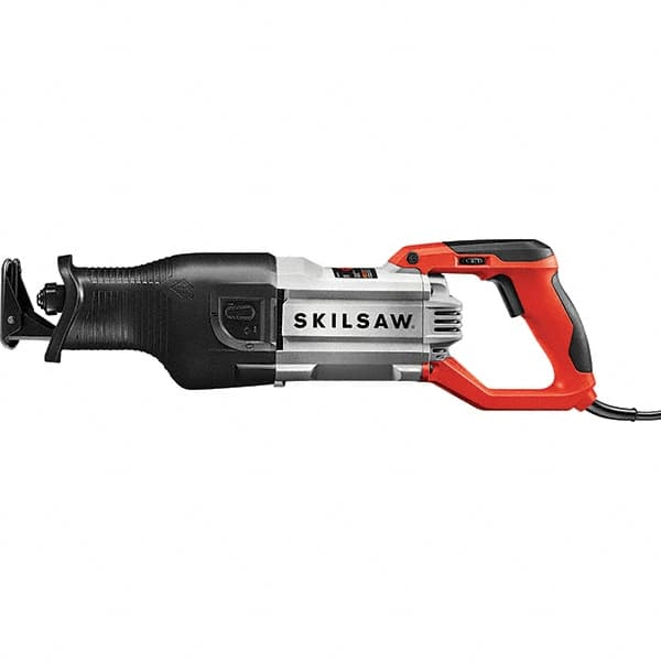 Skilsaw - 1,600 Watts, 2,900 Strokes per min, 1-1/4" Stroke Length Electric Reciprocating Saw - 120 Volts, 15 Amps - Benchmark Tooling