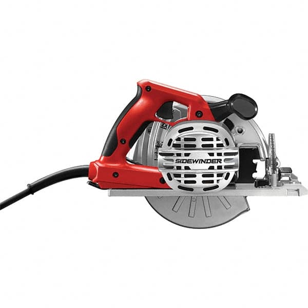 Skilsaw - 15 Amps, 7-1/4" Blade Diam, 5,300 RPM, Electric Circular Saw - 120 Volts, 10' Cord Length, 5/8" Arbor Hole, Left Blade - Benchmark Tooling